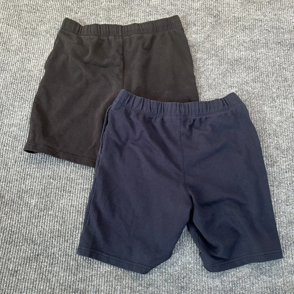 The Children's Place Active Jersey Shorts 16 XXL Husky Black Navy 2-Pack Cotton